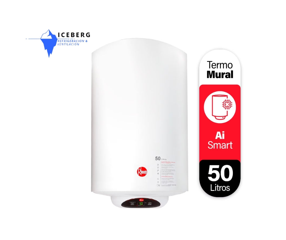 Termo eléctrico mural 50 litros Rheem