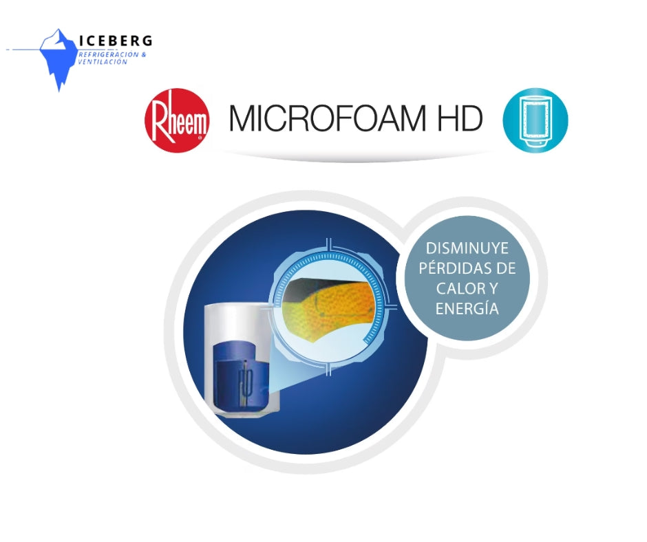 termo electrico mural 100 litros rheem icebergrefrigeracion.cl